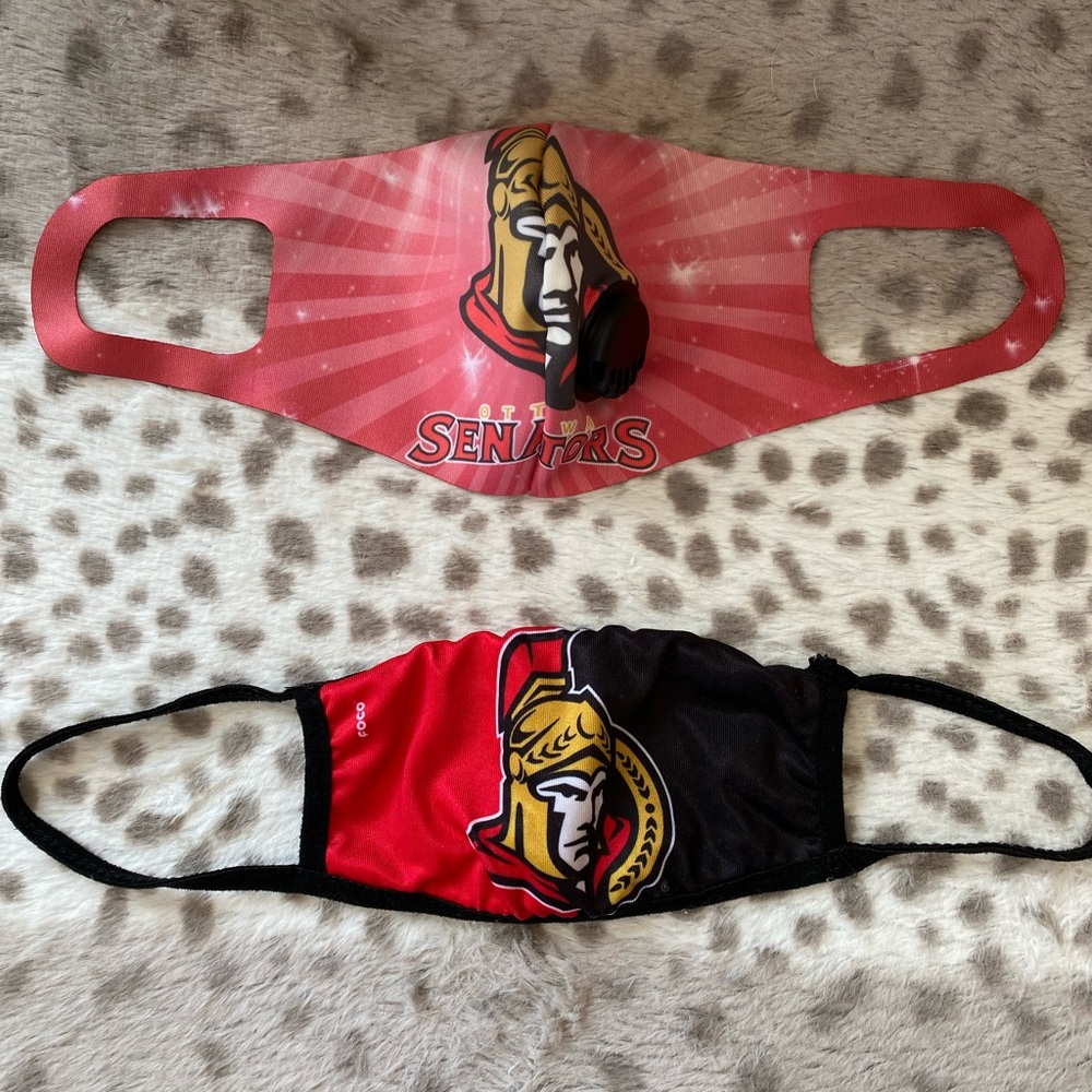 NHL Ottawa Senators Masks (Set of 2)
